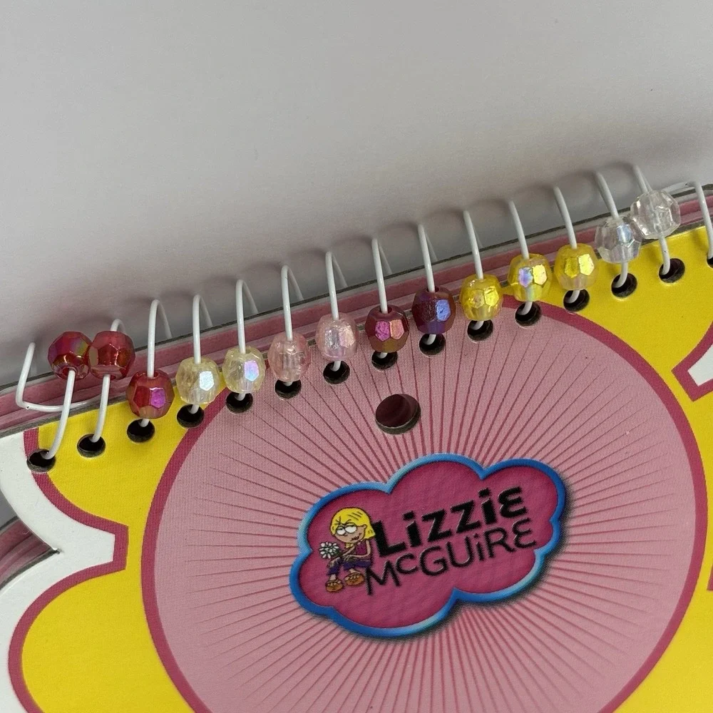 Lizzie McGuire Notebook Beads Flower Disney